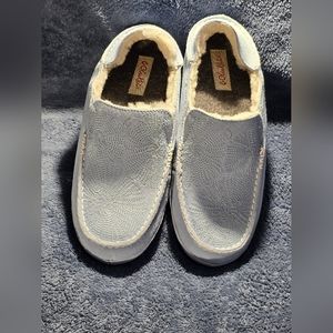 Olukai Nohea womens slipper sz 7 - Blue